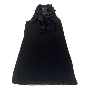 Lane Bryant black ruffle sleeveless women’s dress